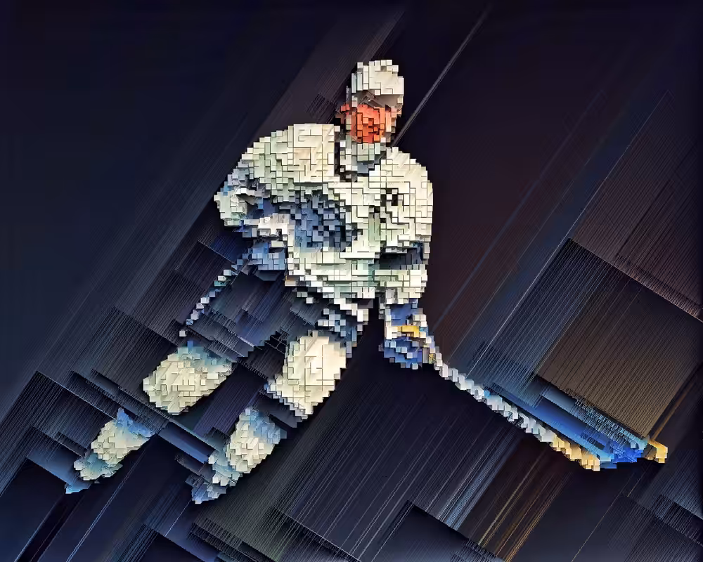 Study for a portrait of Wayne Gretzky "The Great One" | 01
