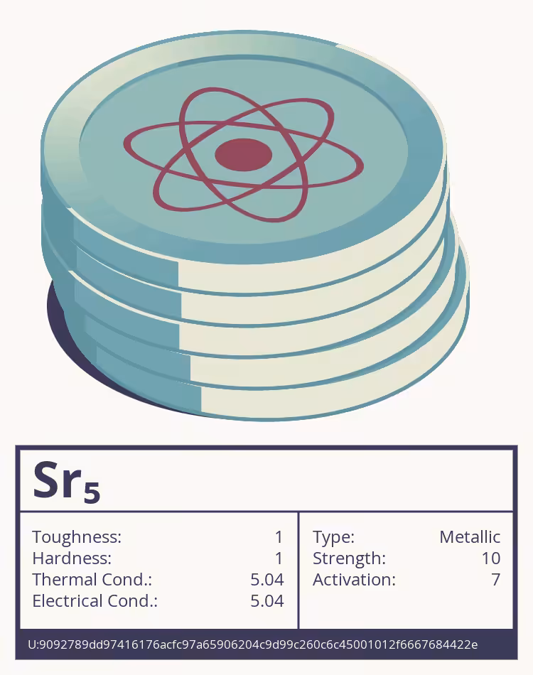 Sr₅ molecule