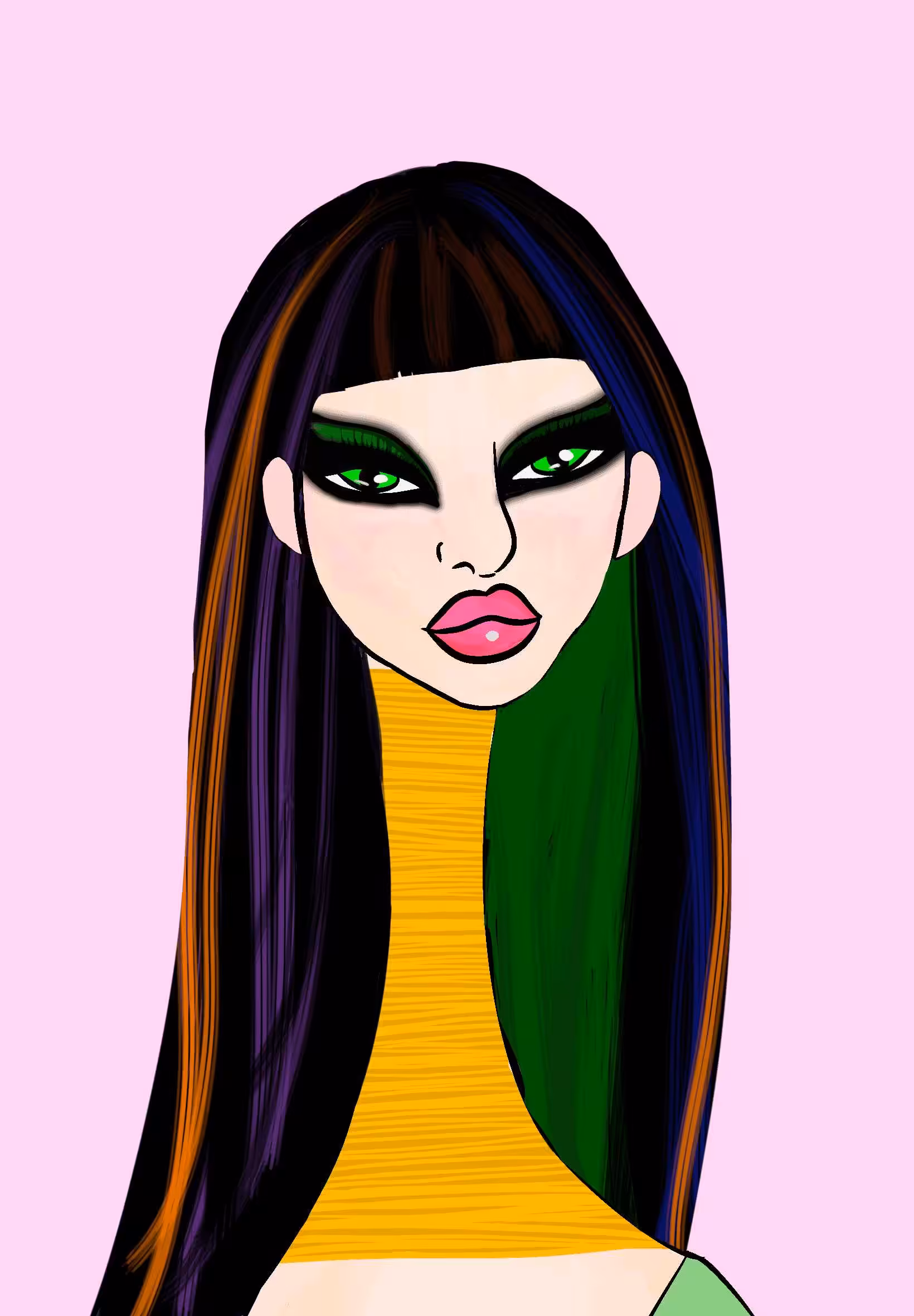 Long Neckie Ladies: Long Neckie Lady #105