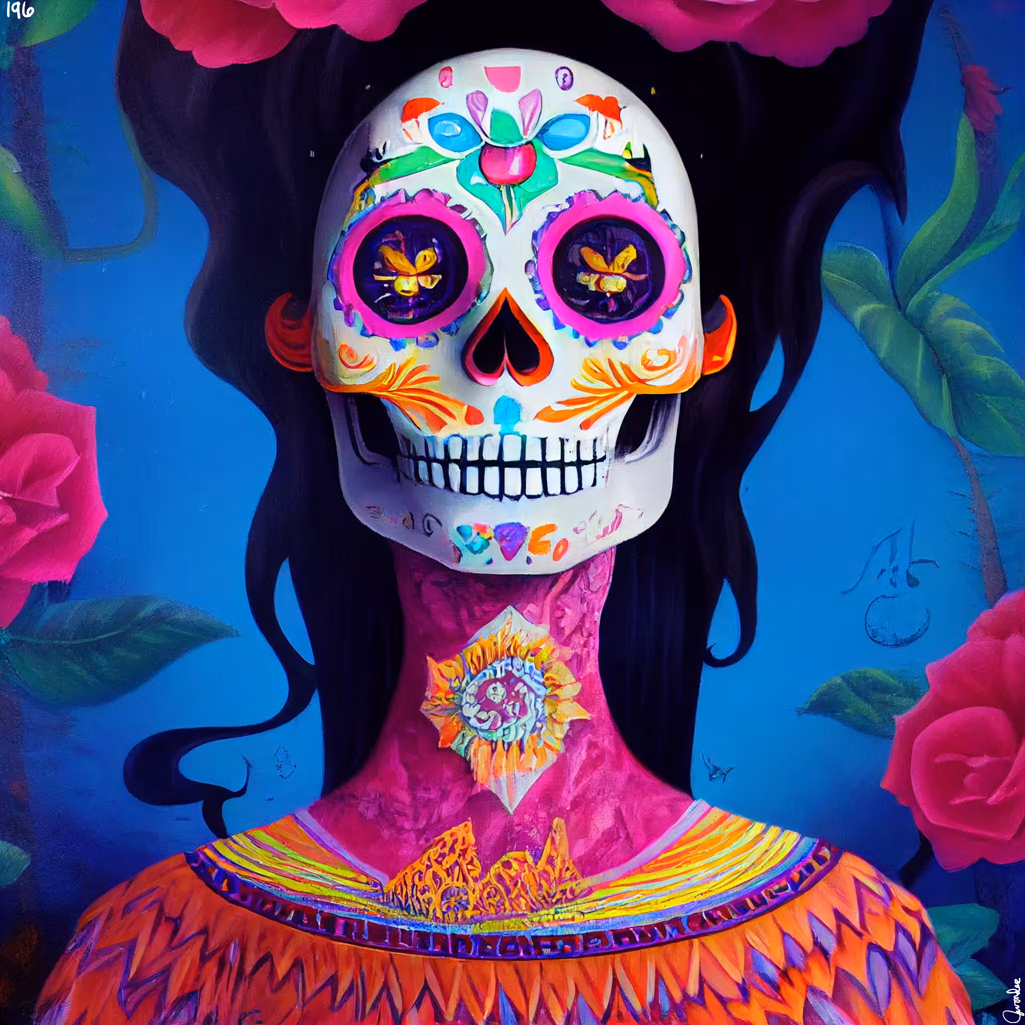 sugar skull #196