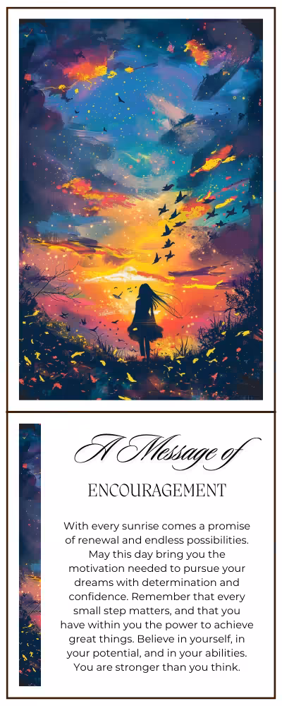 ENCOURAGEMENT