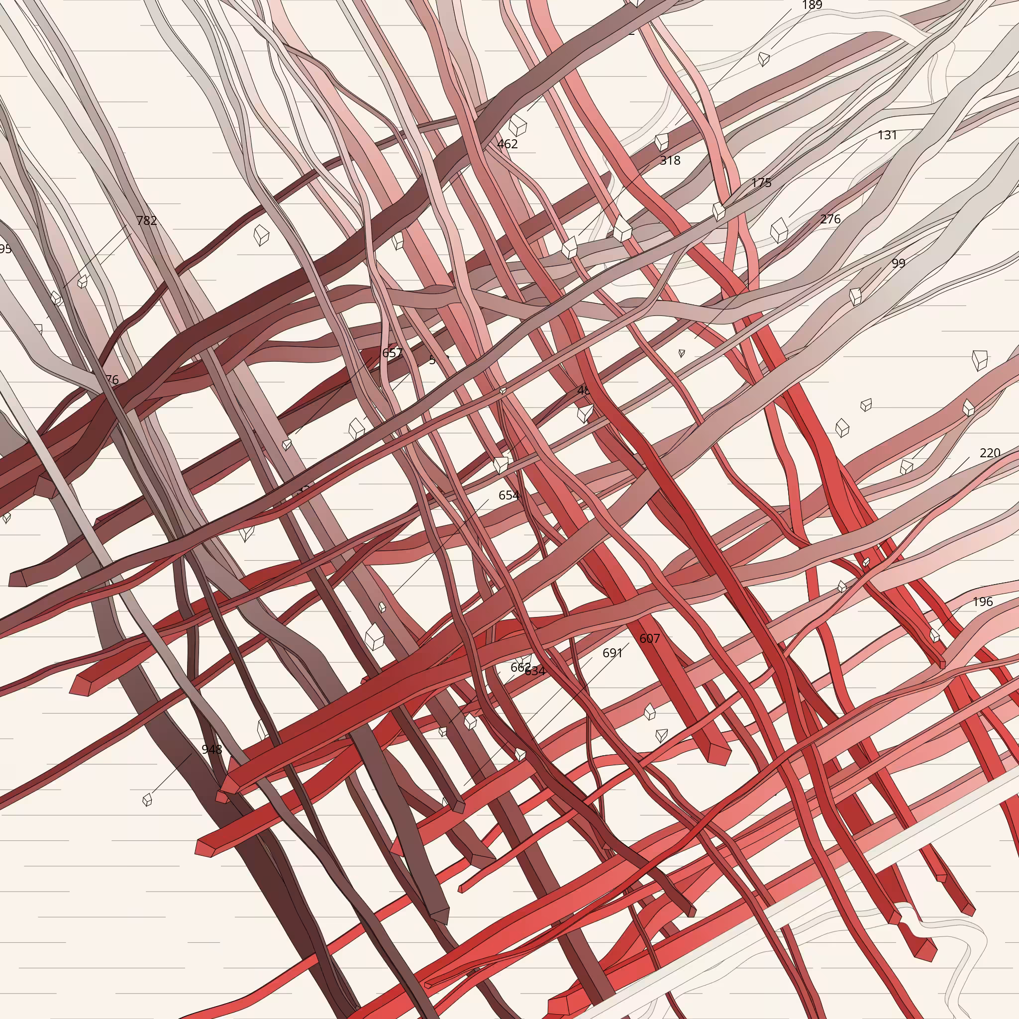 50 perpendicular latitudes #179