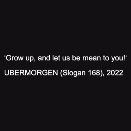 ‘Grow up, and let us...