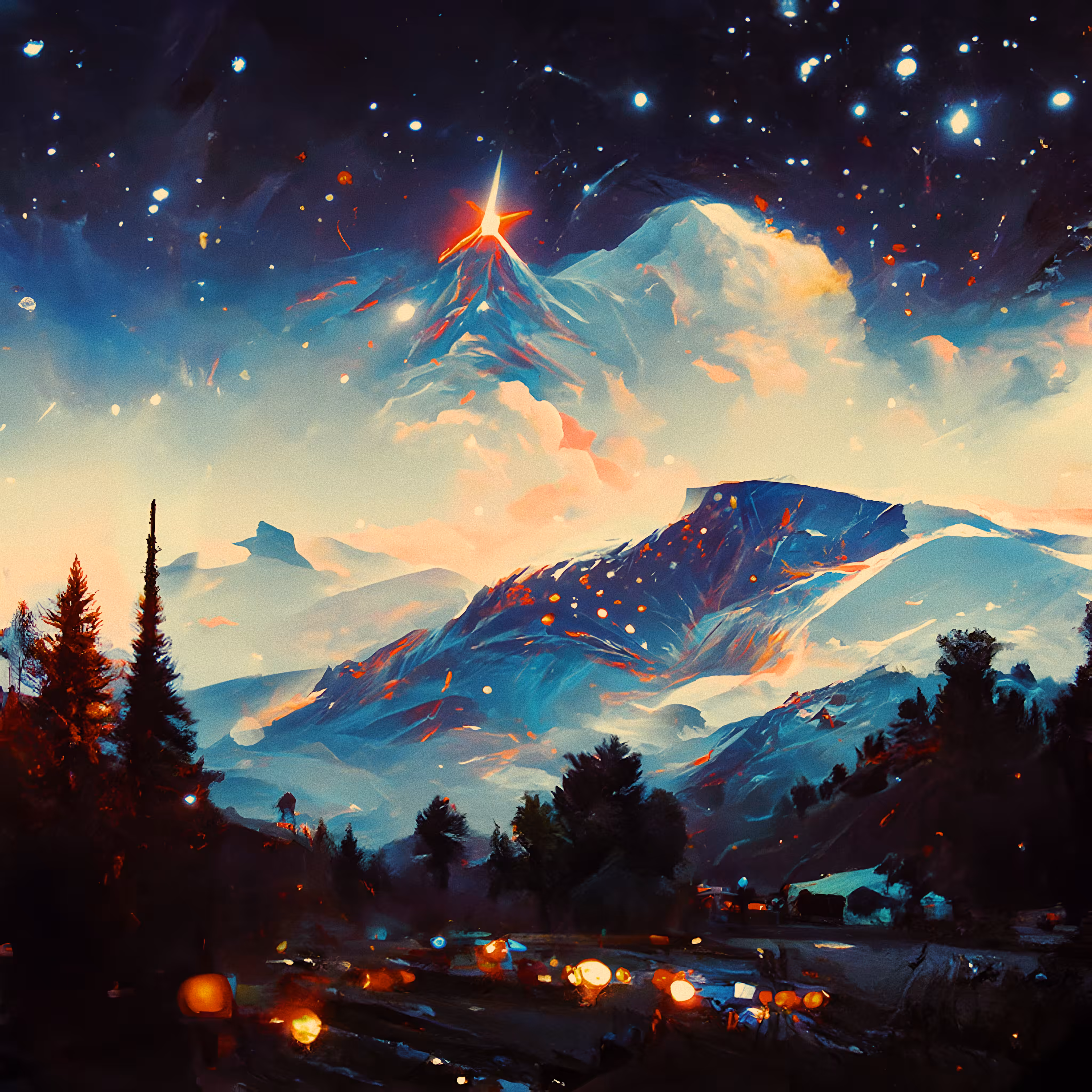 fall of the meteorite #2