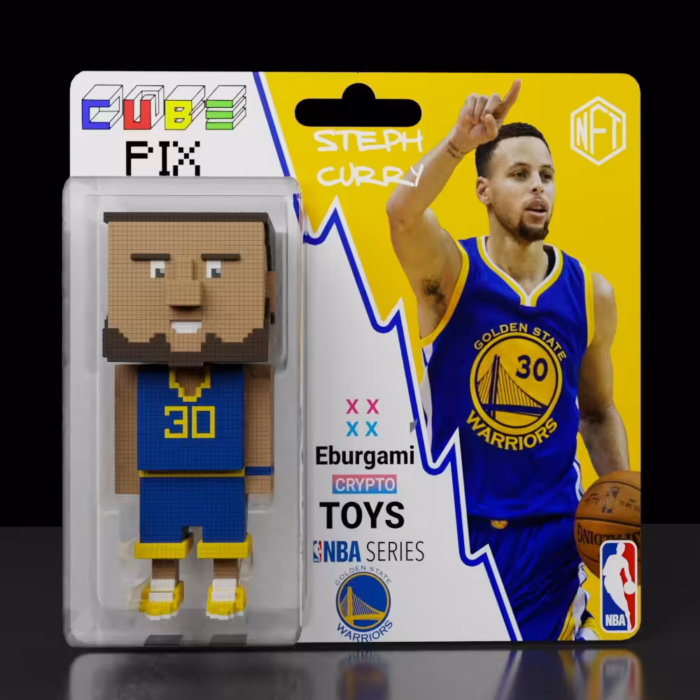 Cube Pix - Steph Curry - Golden State Warriors 
