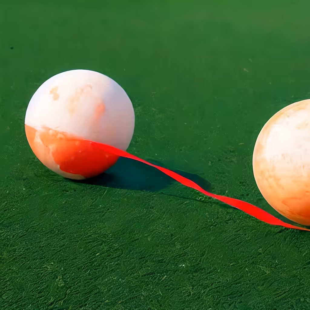 "three balls thrown in the air to get a straight line" attempt #31