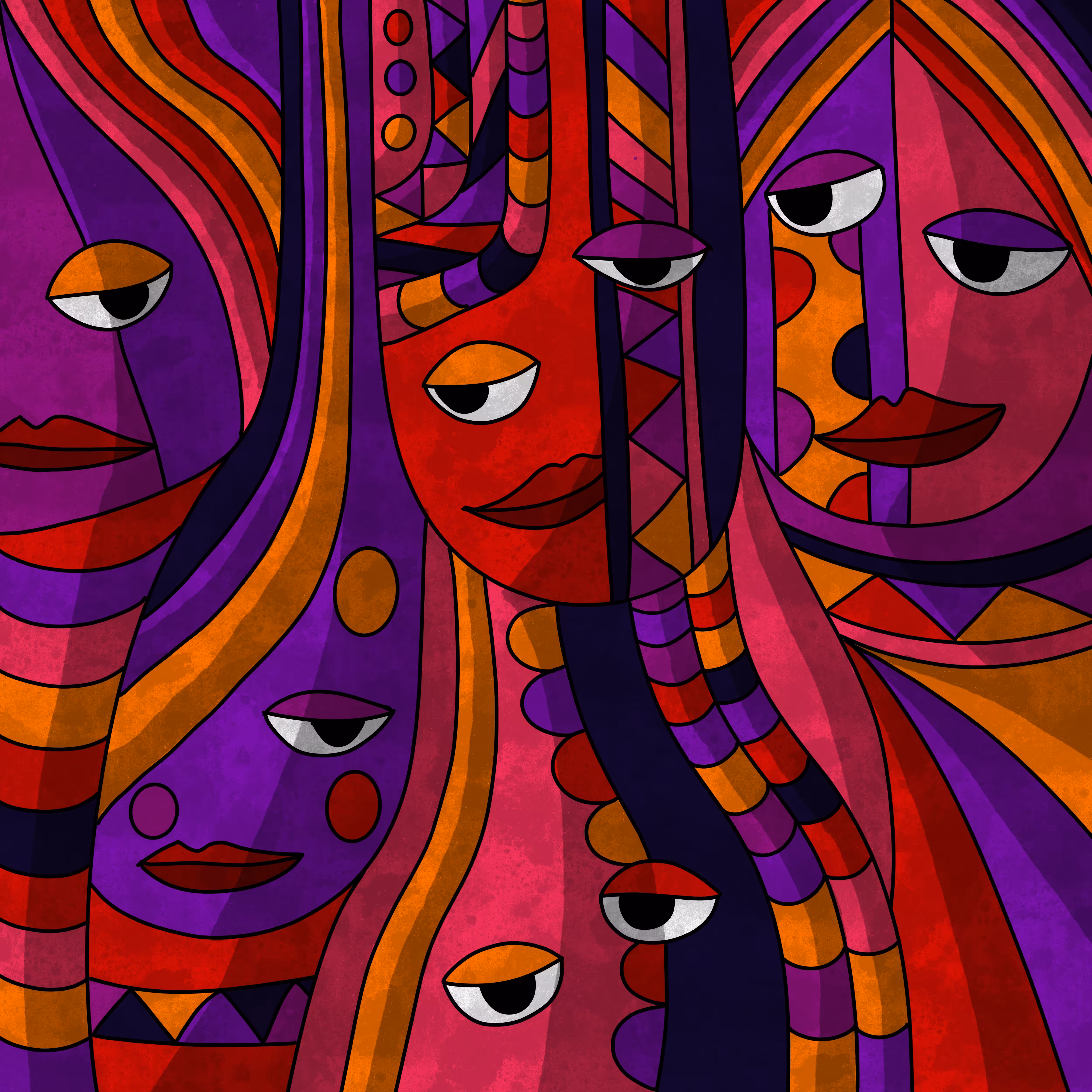 Abstract of a thousand faces 002