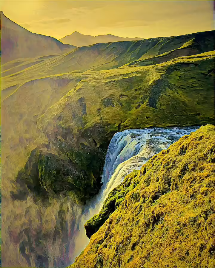 Skogafoss Waterfall 