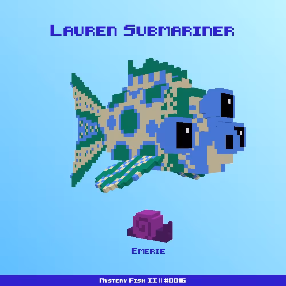 Lauren Submariner :: Mystery Fish 0016/1000