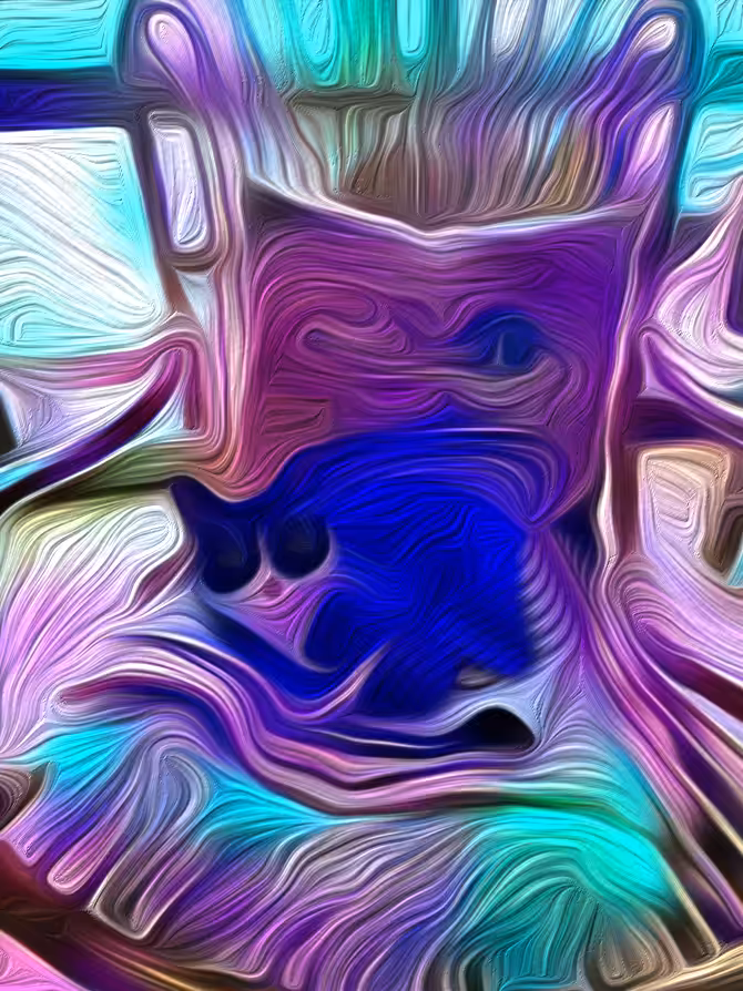 Liquid Cat Stares at you