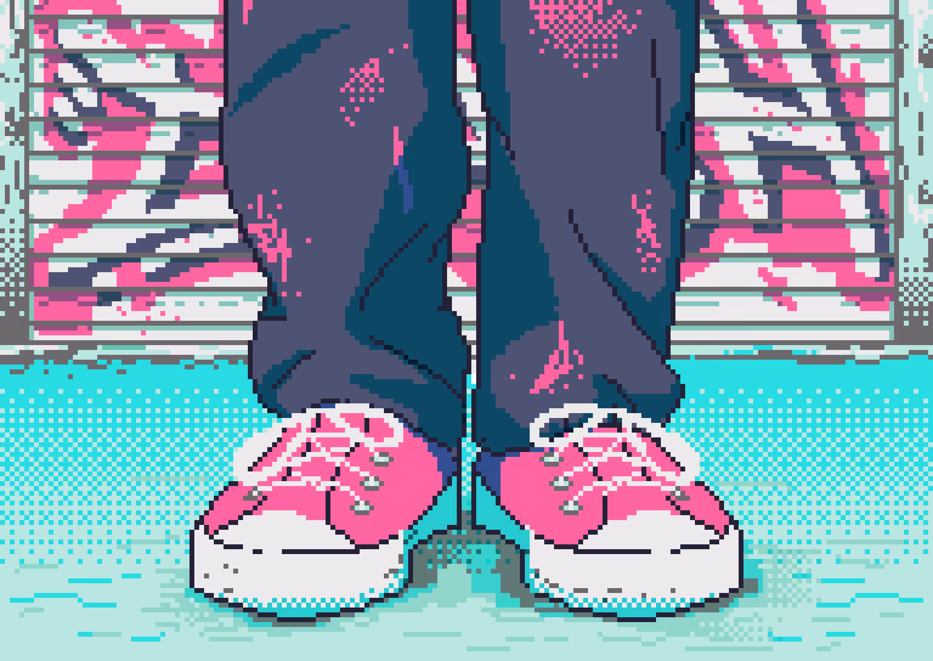 PINK TRASH'S SHOES #1
