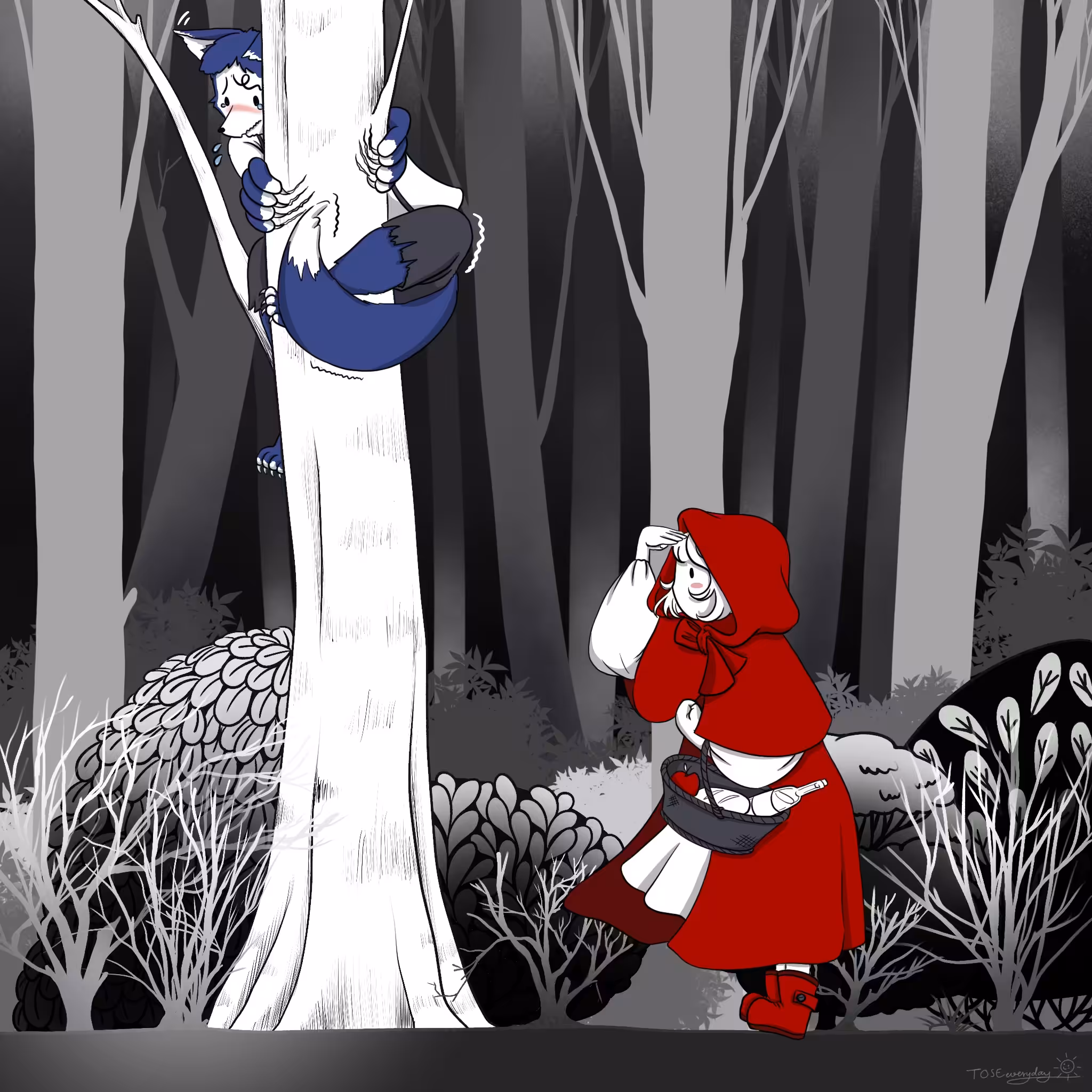 Reverse Fairytale : #01 Mister Wolf And Red Hoodie