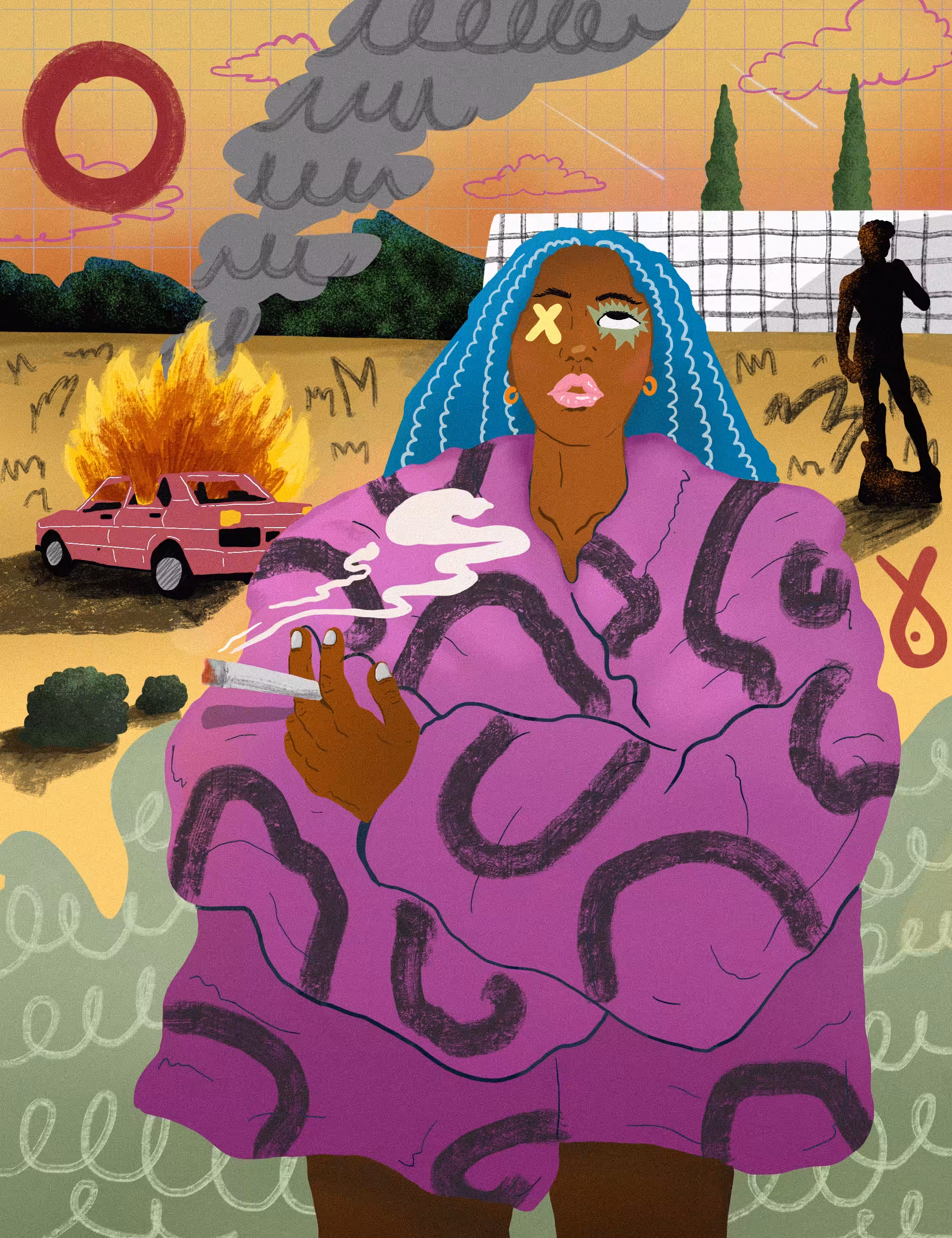 GIRL WITH BOMB