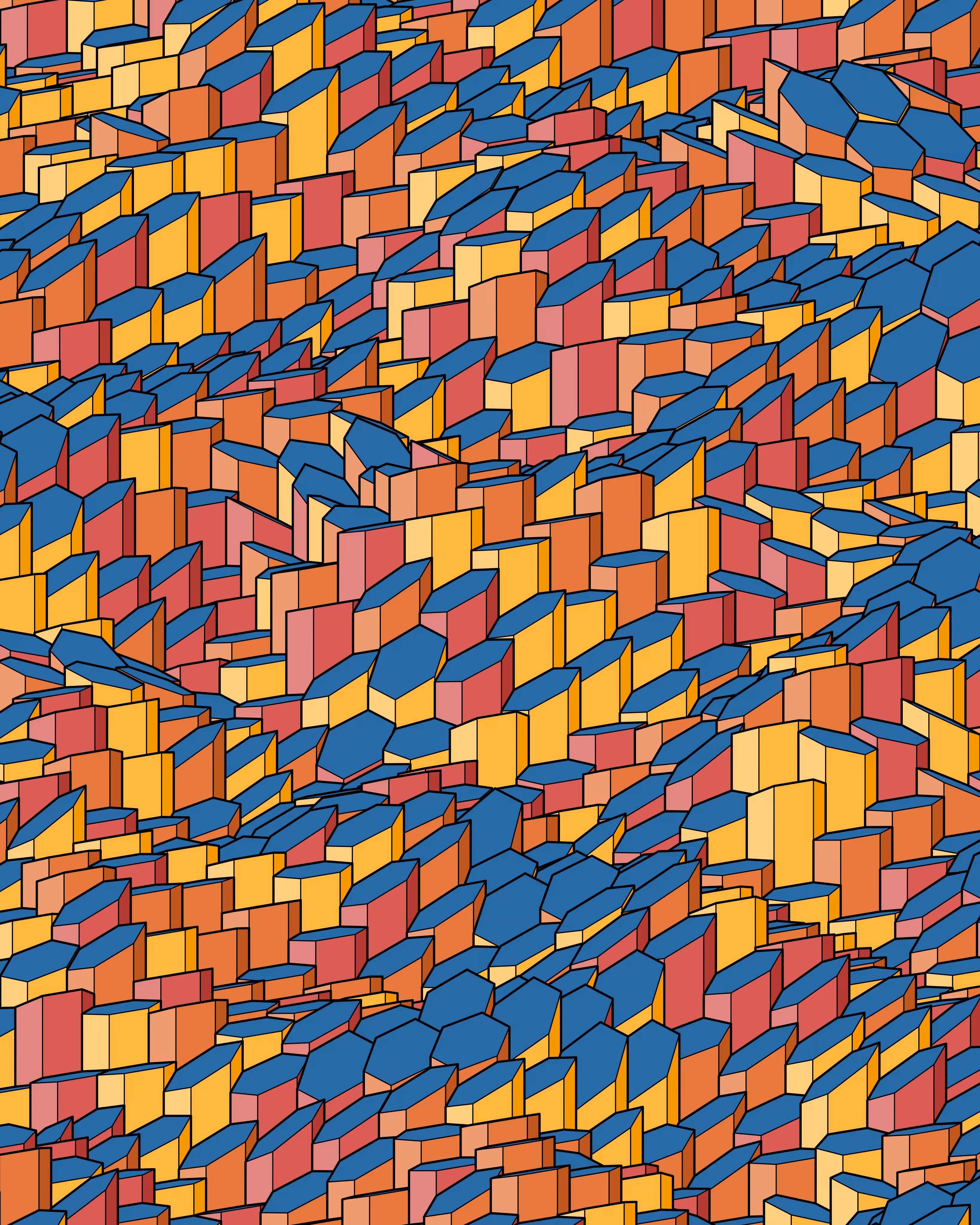 Hexagones Landscape #152