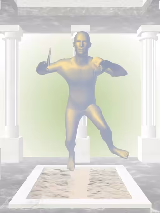 HeavenComputer: The Treading Water Sunlit Cobalt Man #1781