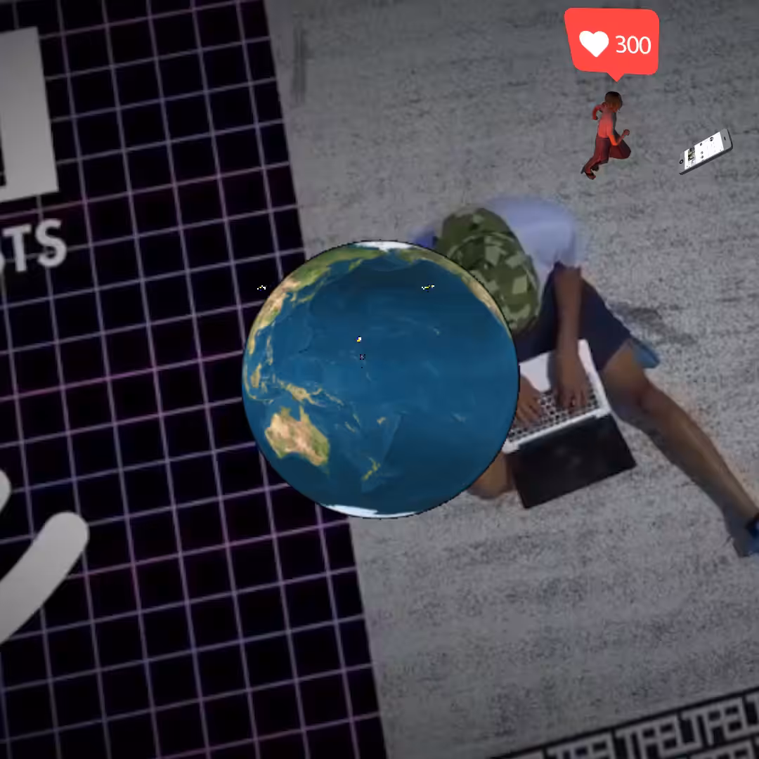 Canvas by Felt Zine: Canvas #464: mass surveillance. — error. — global lockdown. — walking for clout. — dreamscape