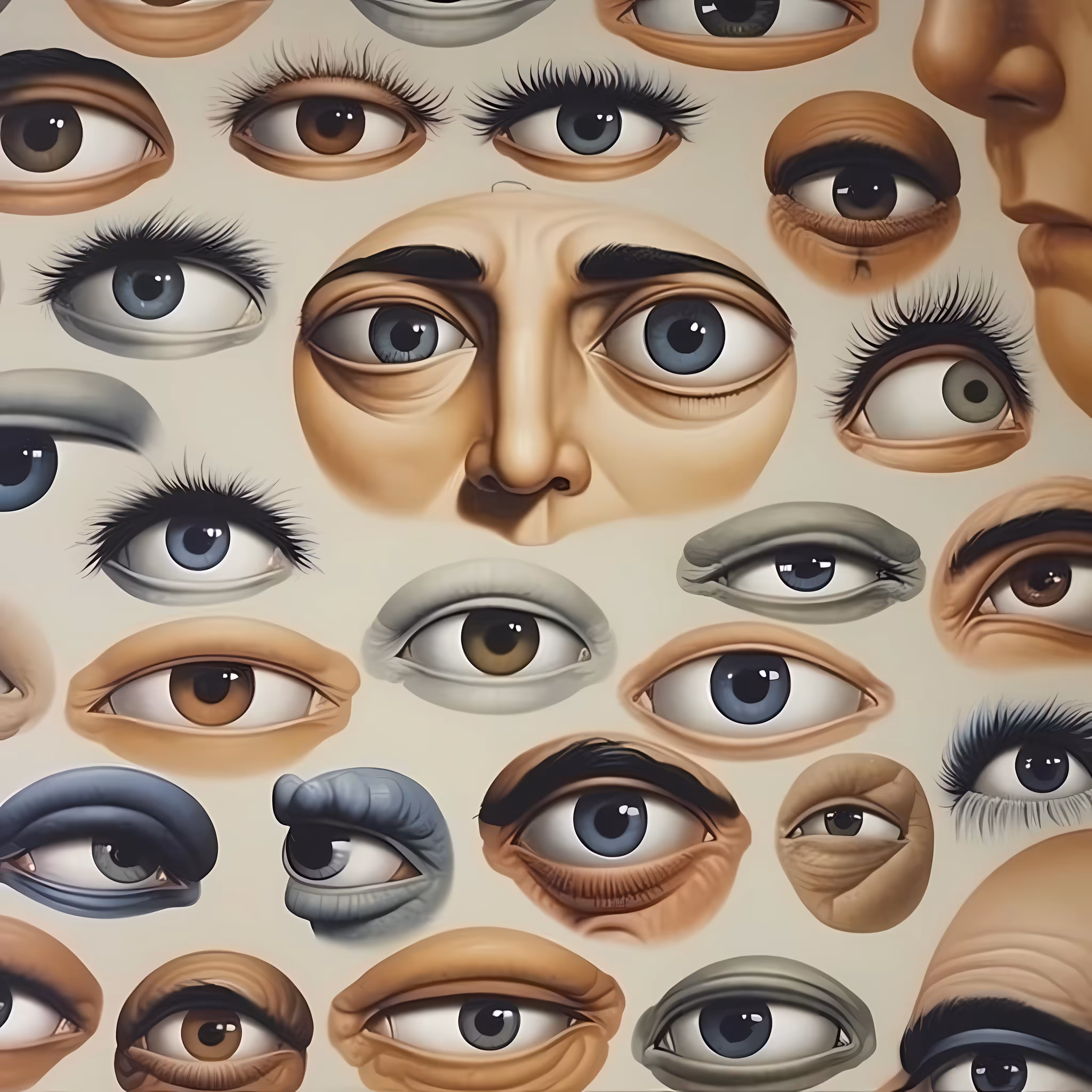 Who ordered all these eyeballs??