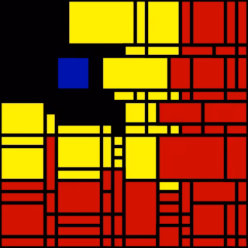 Mondrian Ticket  #10