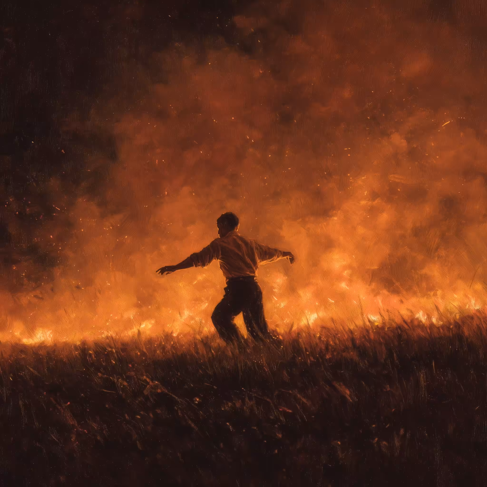 i wished that it would burn.
