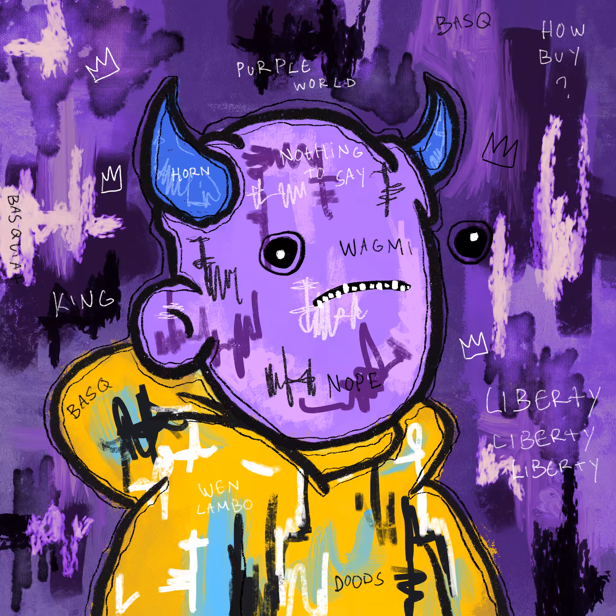 Doodlesquiat #16