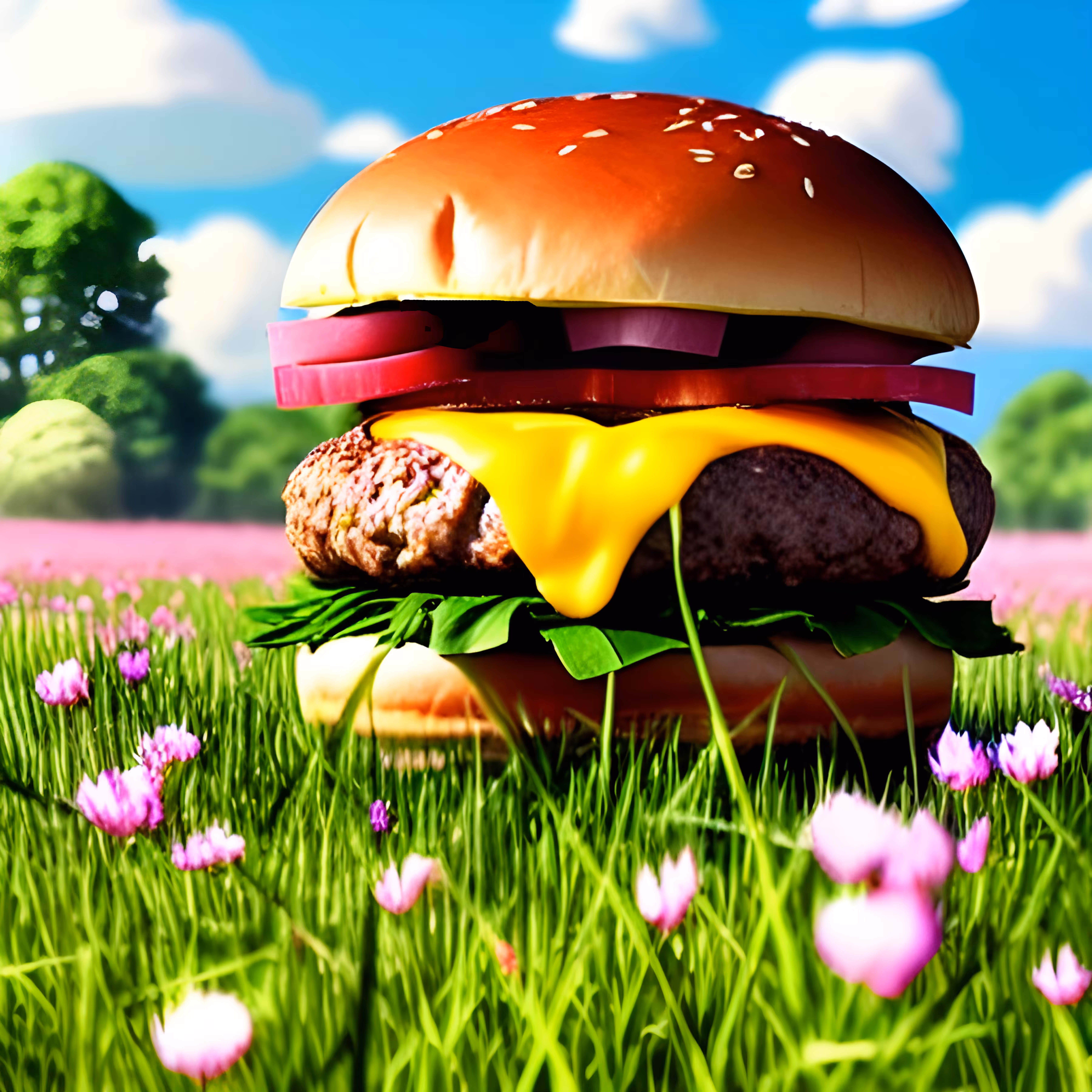 A Burger Grows In The Wild