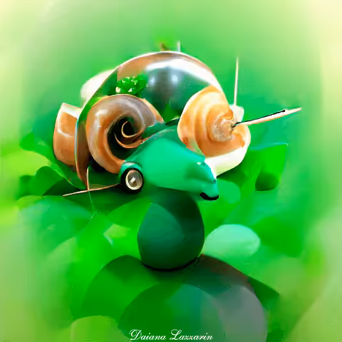 Genetically modified snail