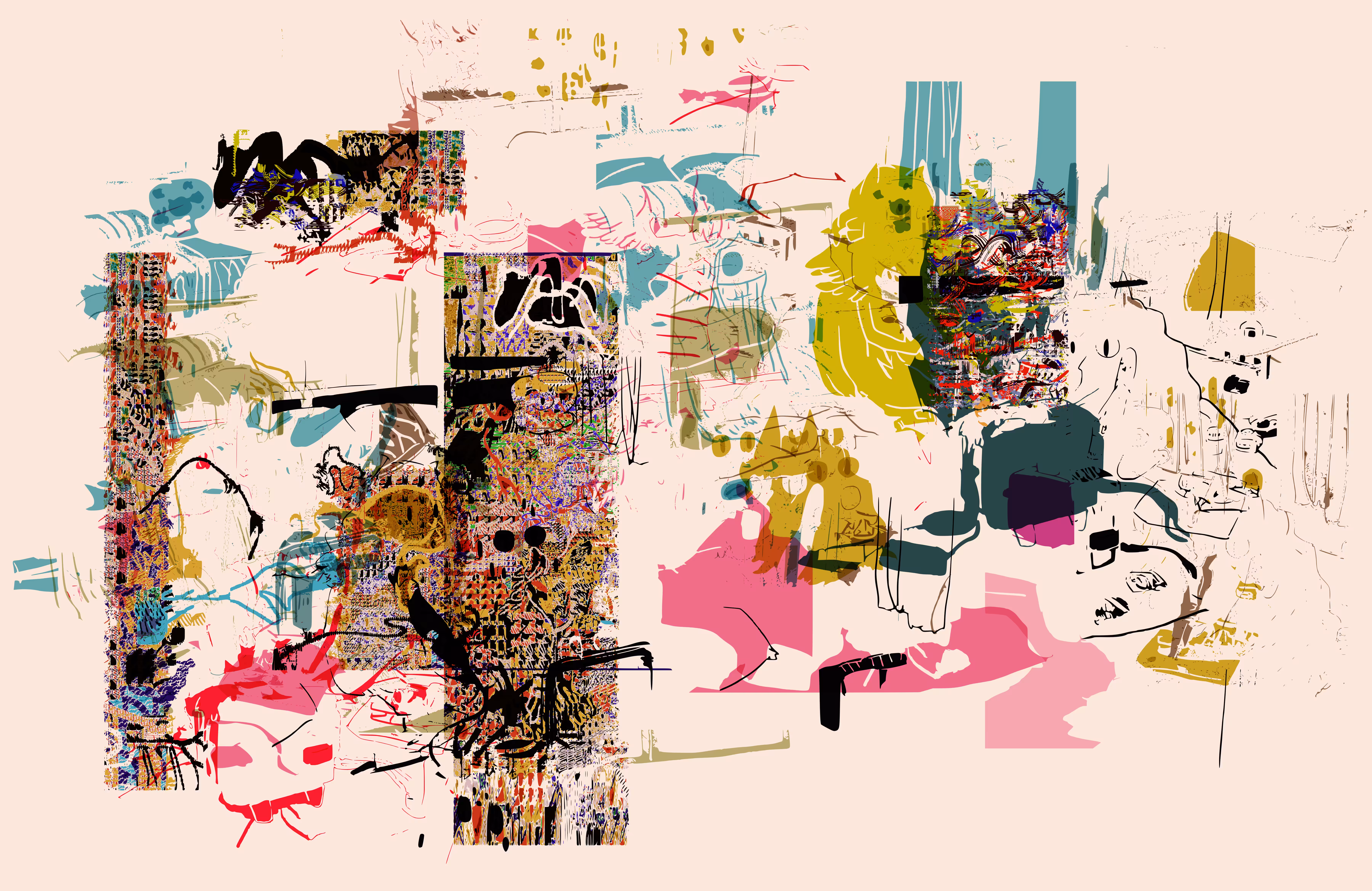 abstracted demon scene 