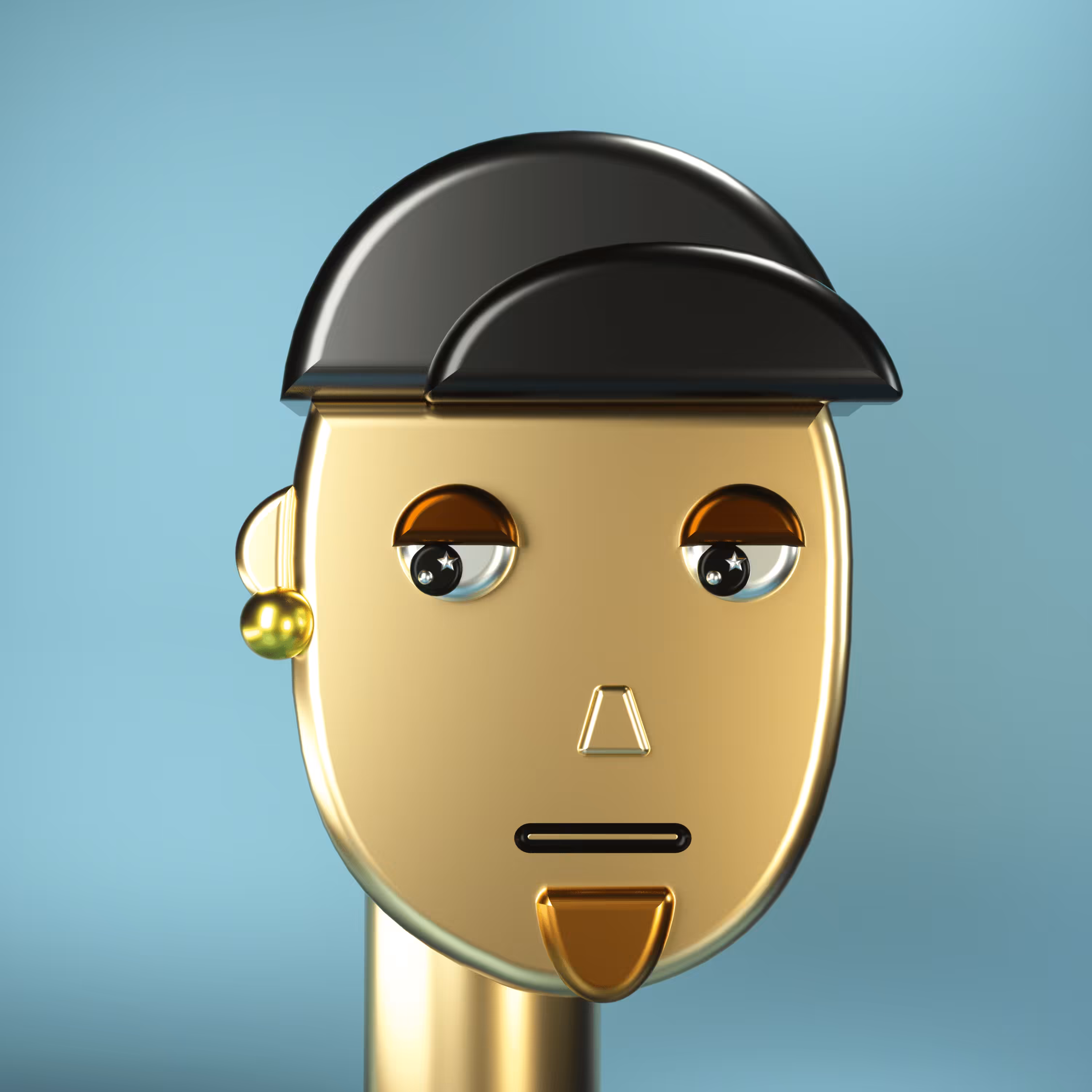 3D Chrome Punk #0701