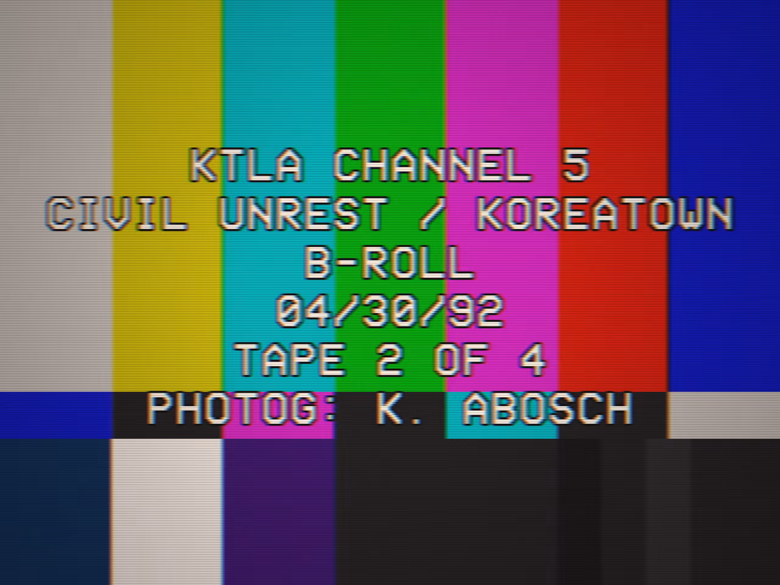 CALIBRATION: CIVIL UNREST / KOREATOWN