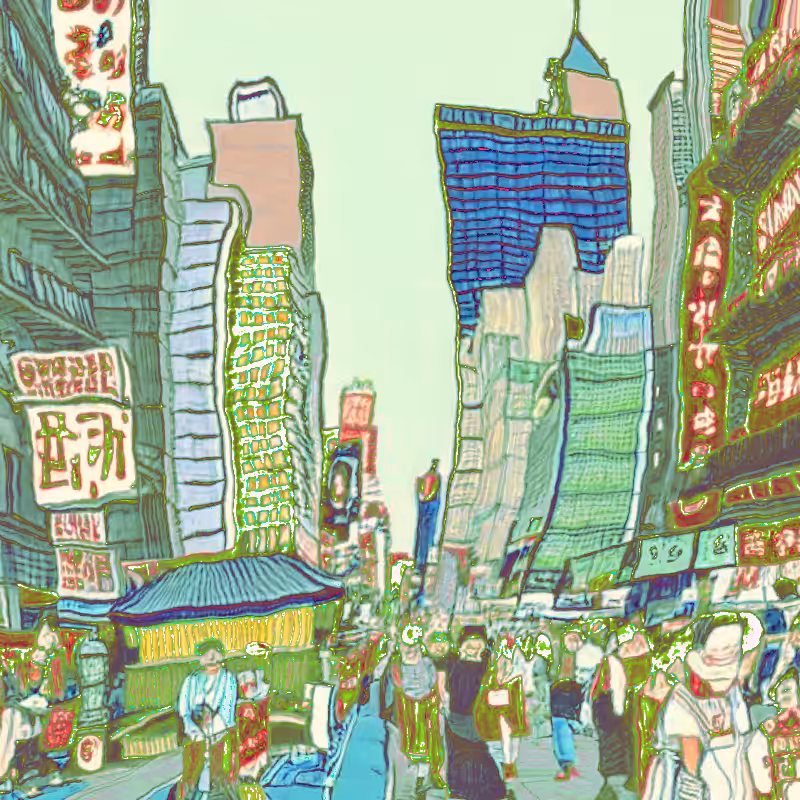 IMAGINARY NEW YORK IN UKIYO-E #35