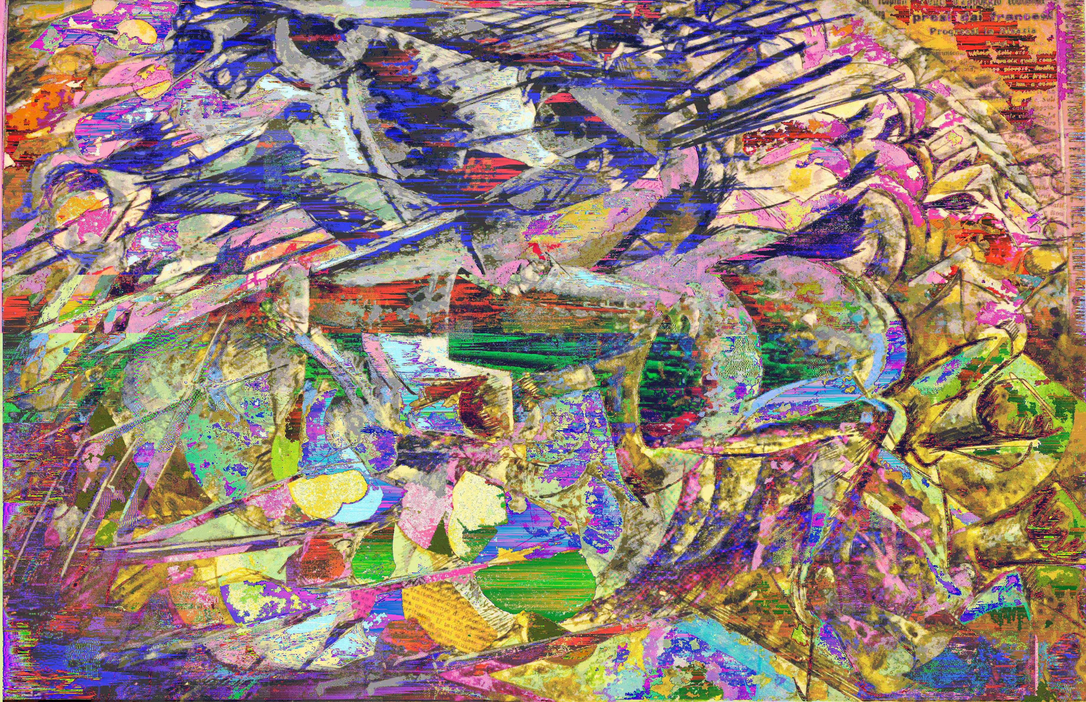 The Charge (After Boccioni)