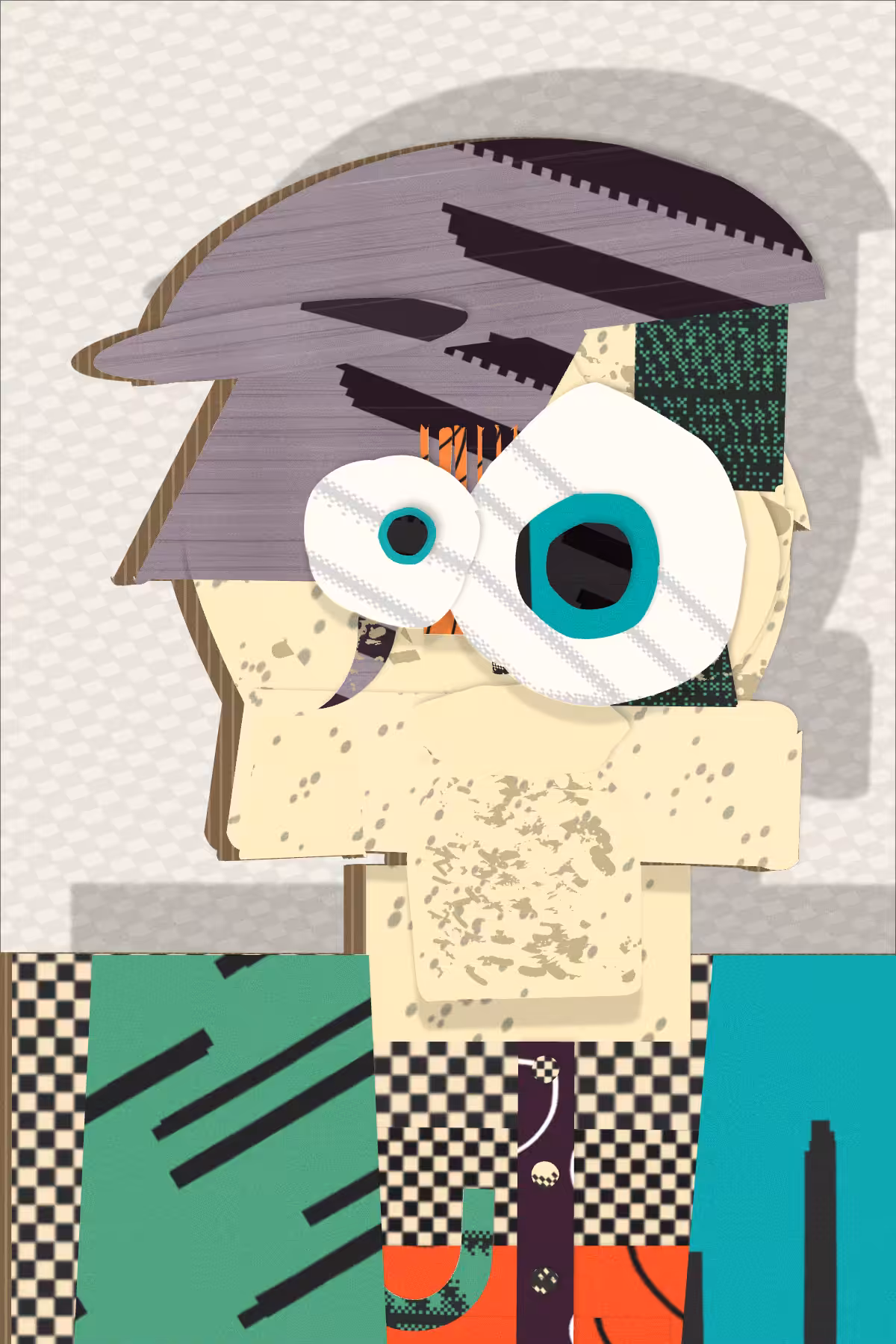 Paper People: Preview Studies: Paper People: Study 034