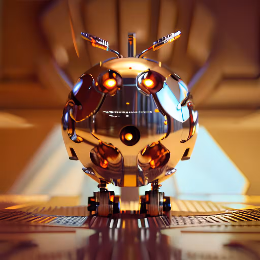 Golden Robotic Apples #13