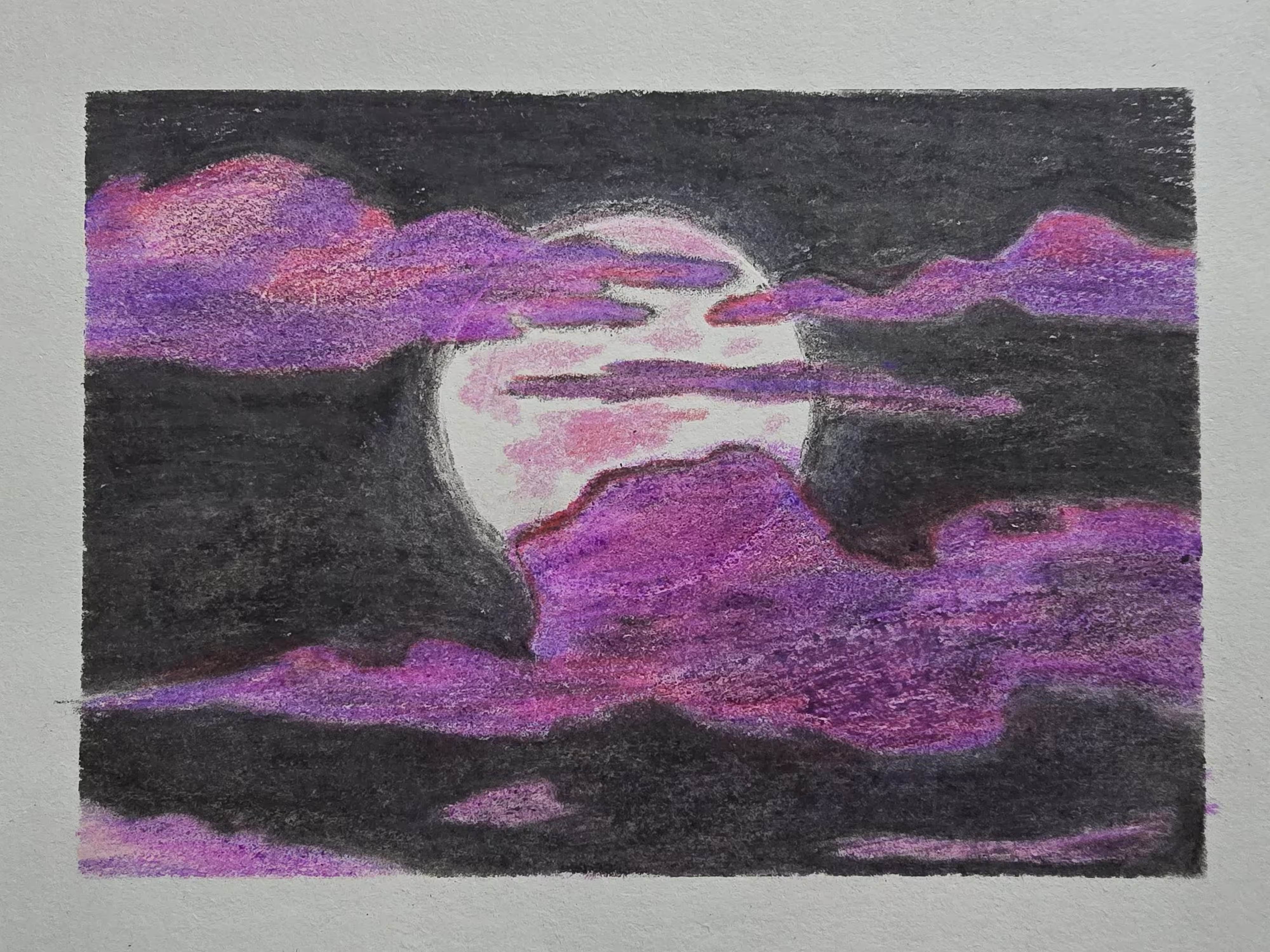 Creeppy Clouds on a Full Moon