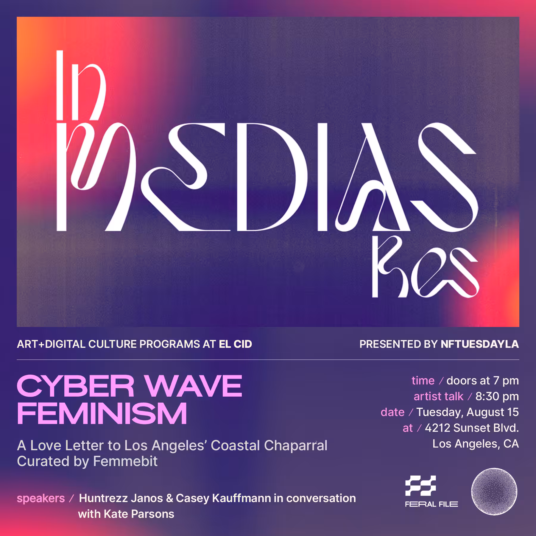 Cyber Wave Feminism - Huntrezz Janos, Casey Kauffmann & Kate Parsons (PF20)