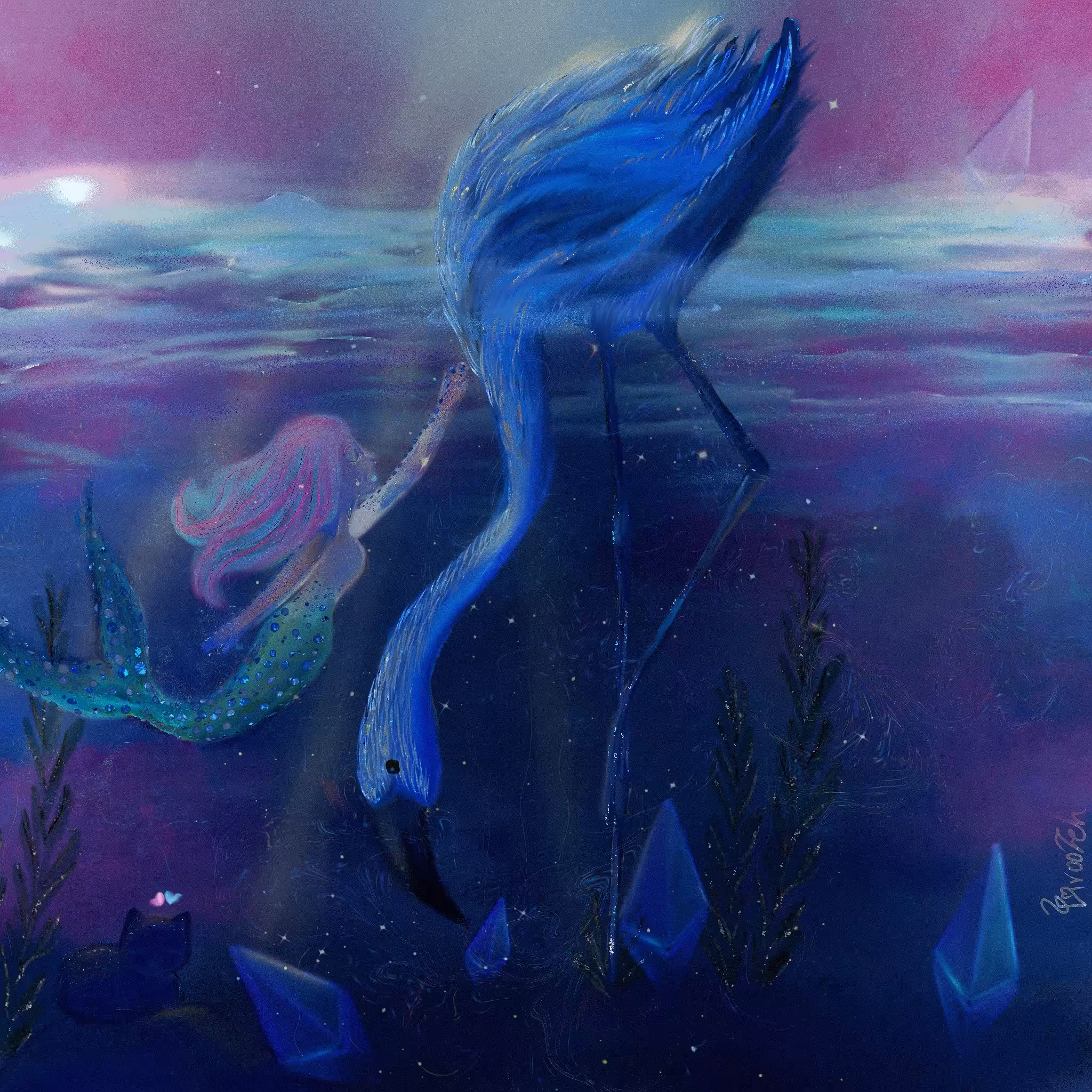 Whisper Beneath the Blue💙