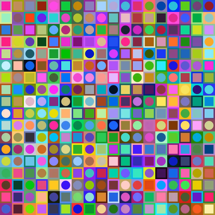 Square Dot Composition #312