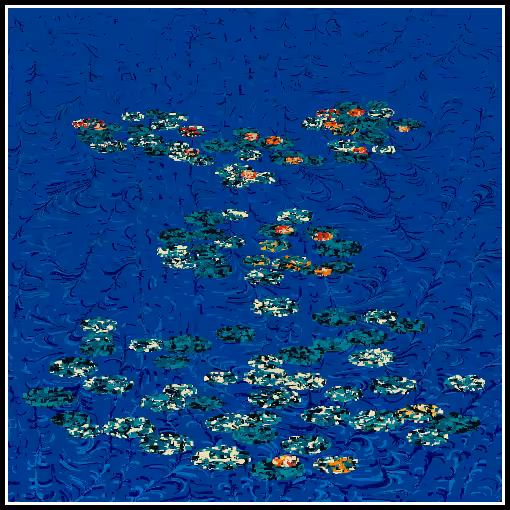 Polluted water lilies #40