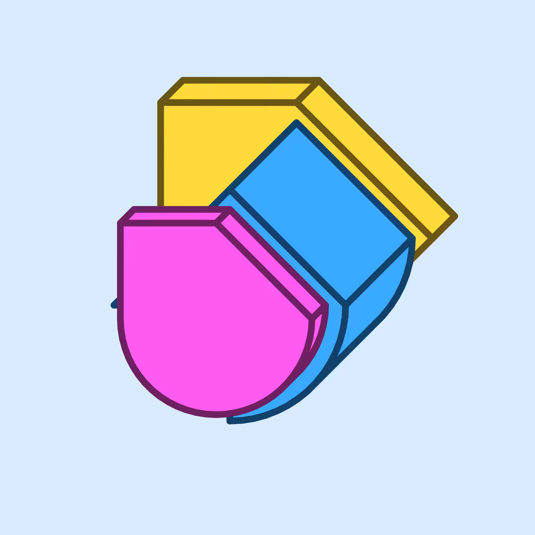 Calm shapes #1201