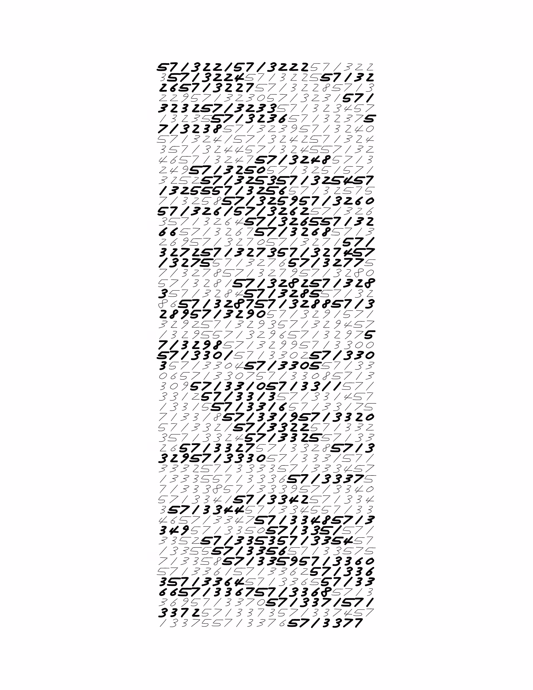 Endless (5,607,250 to Infinity) #343