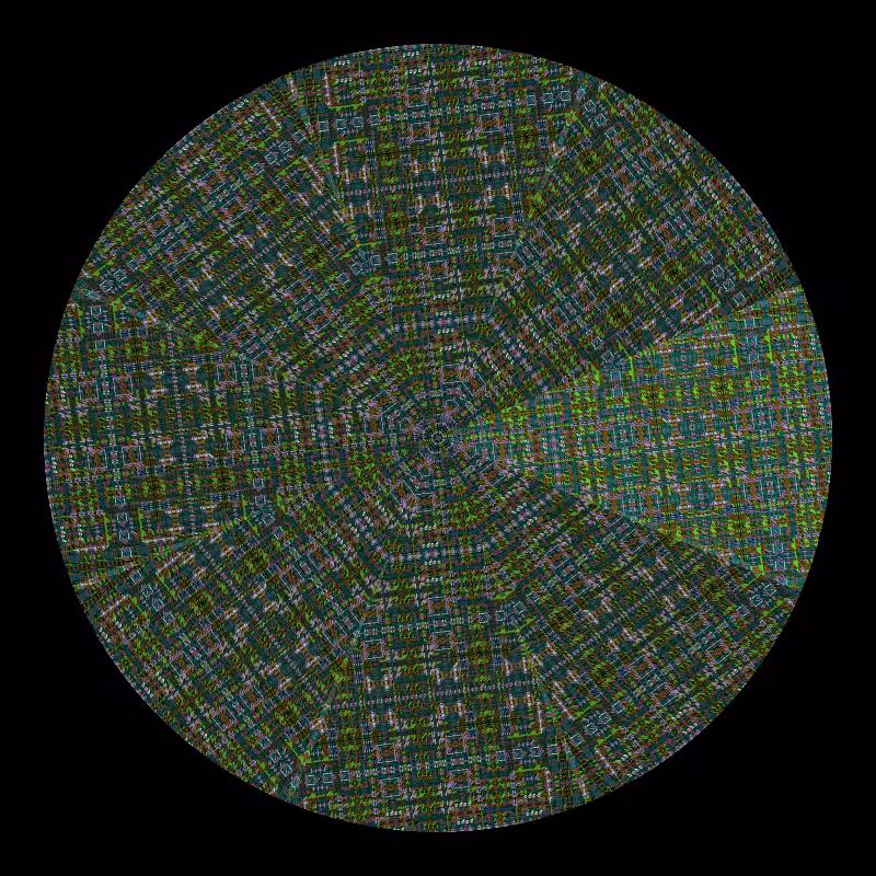 Binary kaleidoscope #16