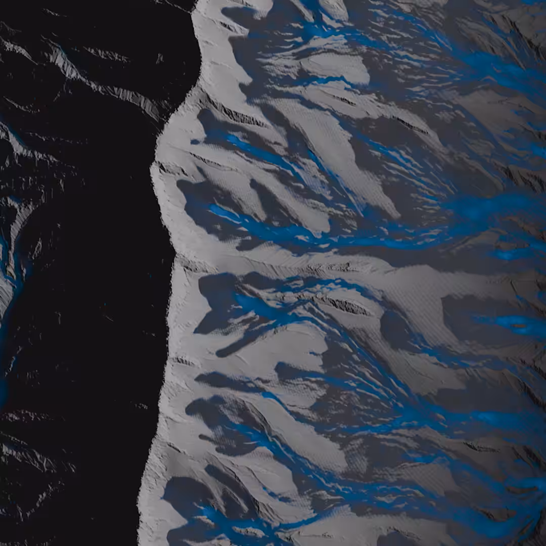 Lyra-8 & a mountain ridge