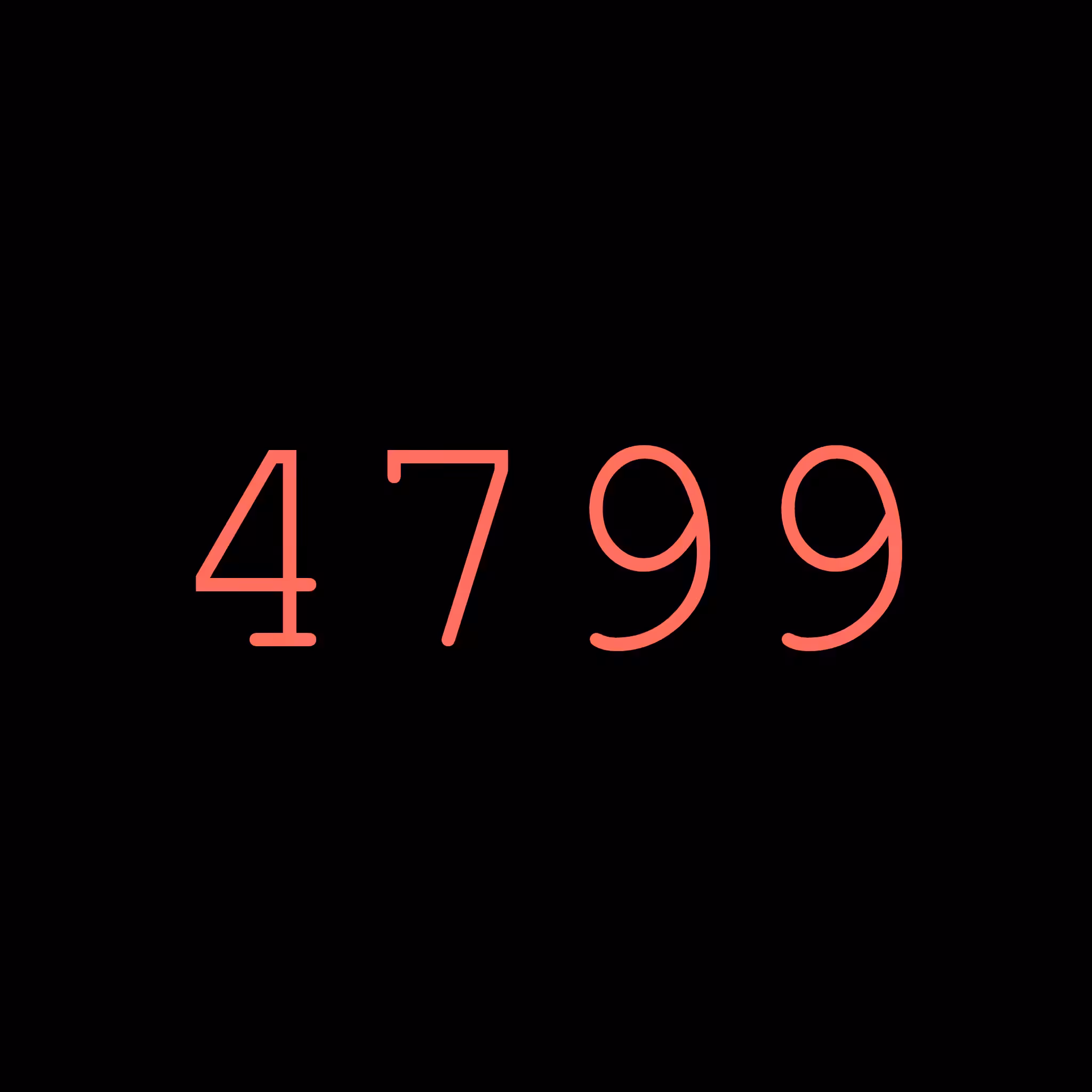 4799