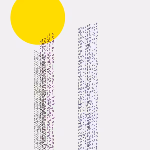 Building of letters #38
