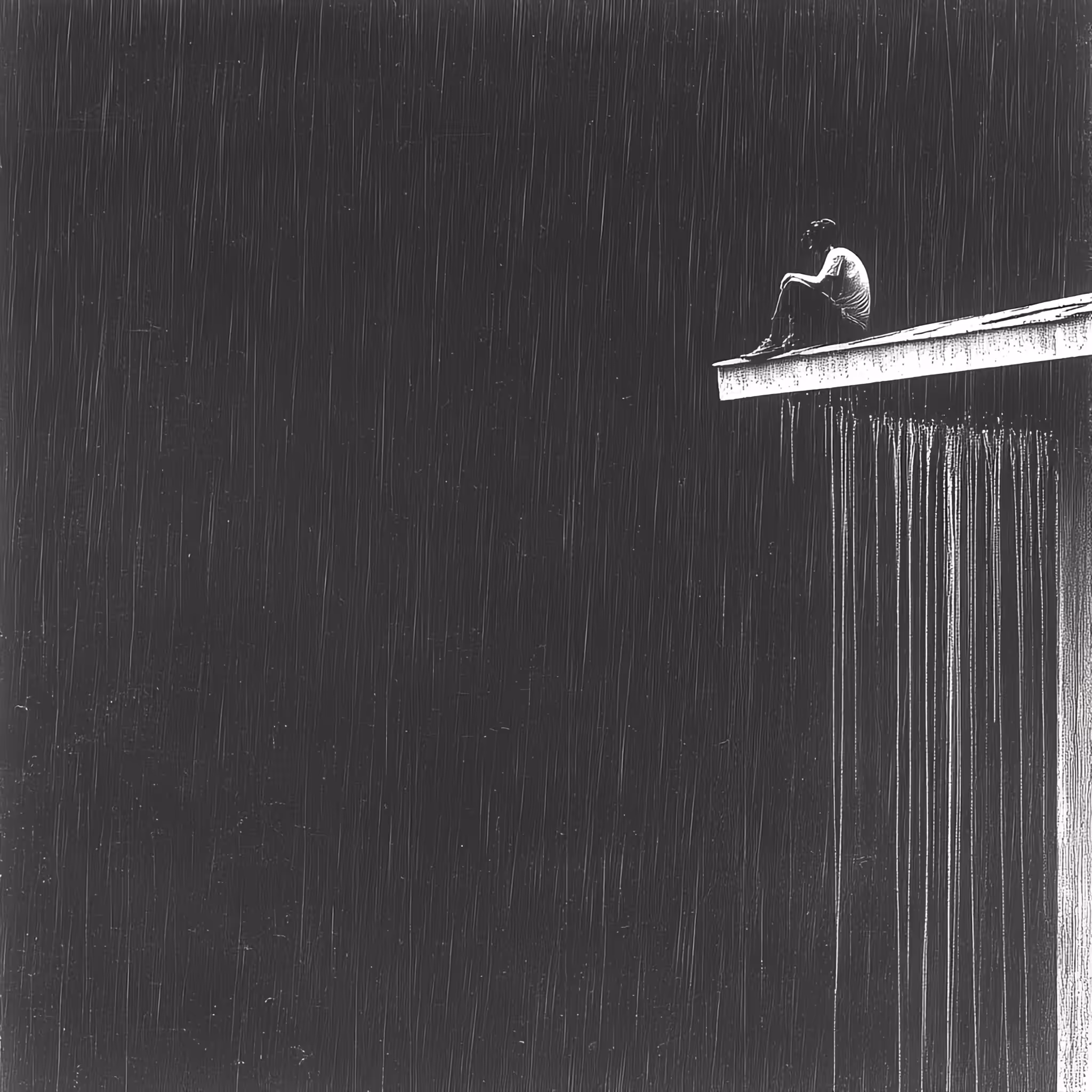 I always like walking in the rain, so no one can see me crying.