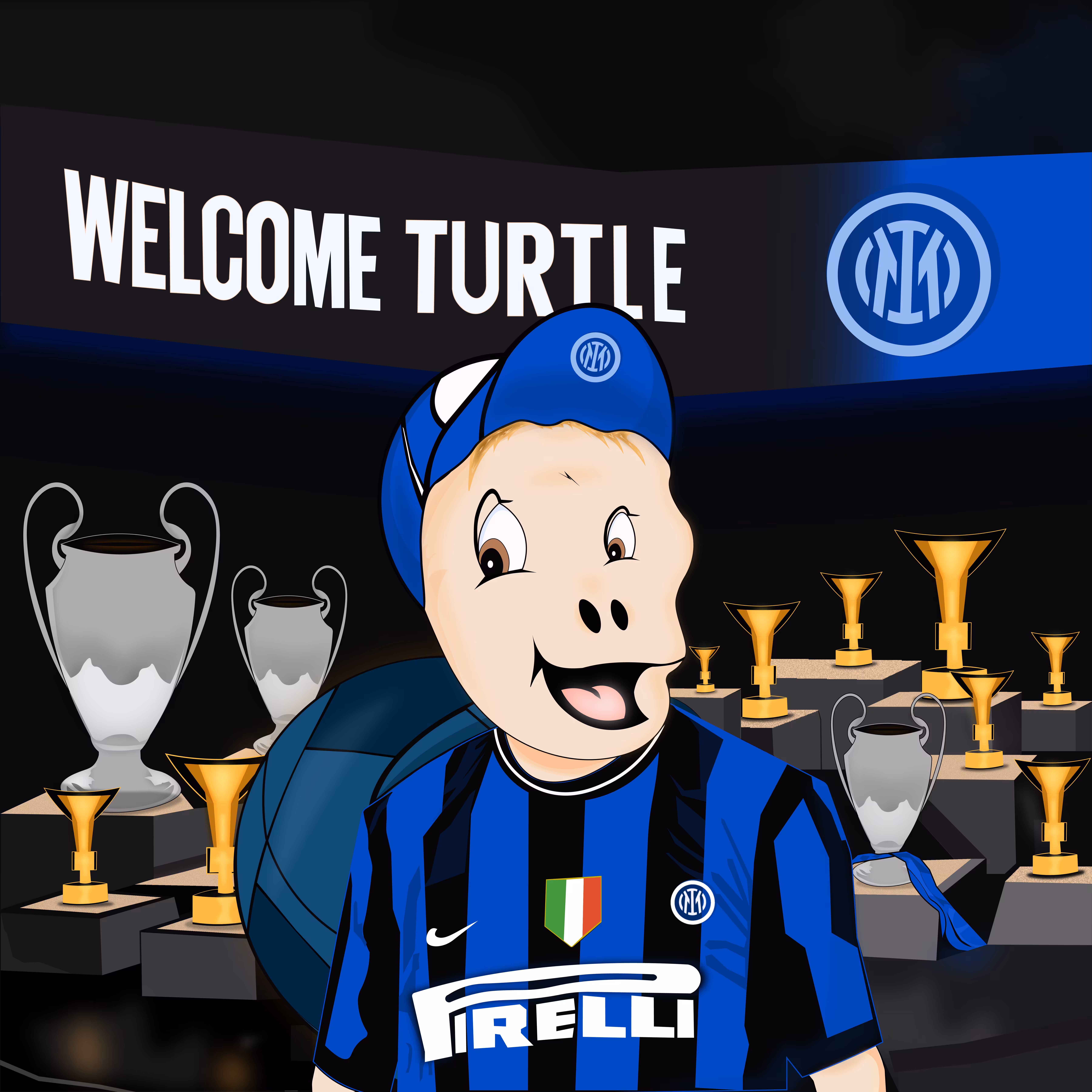 The Baby Turtle Fans Of Inter Milan Club