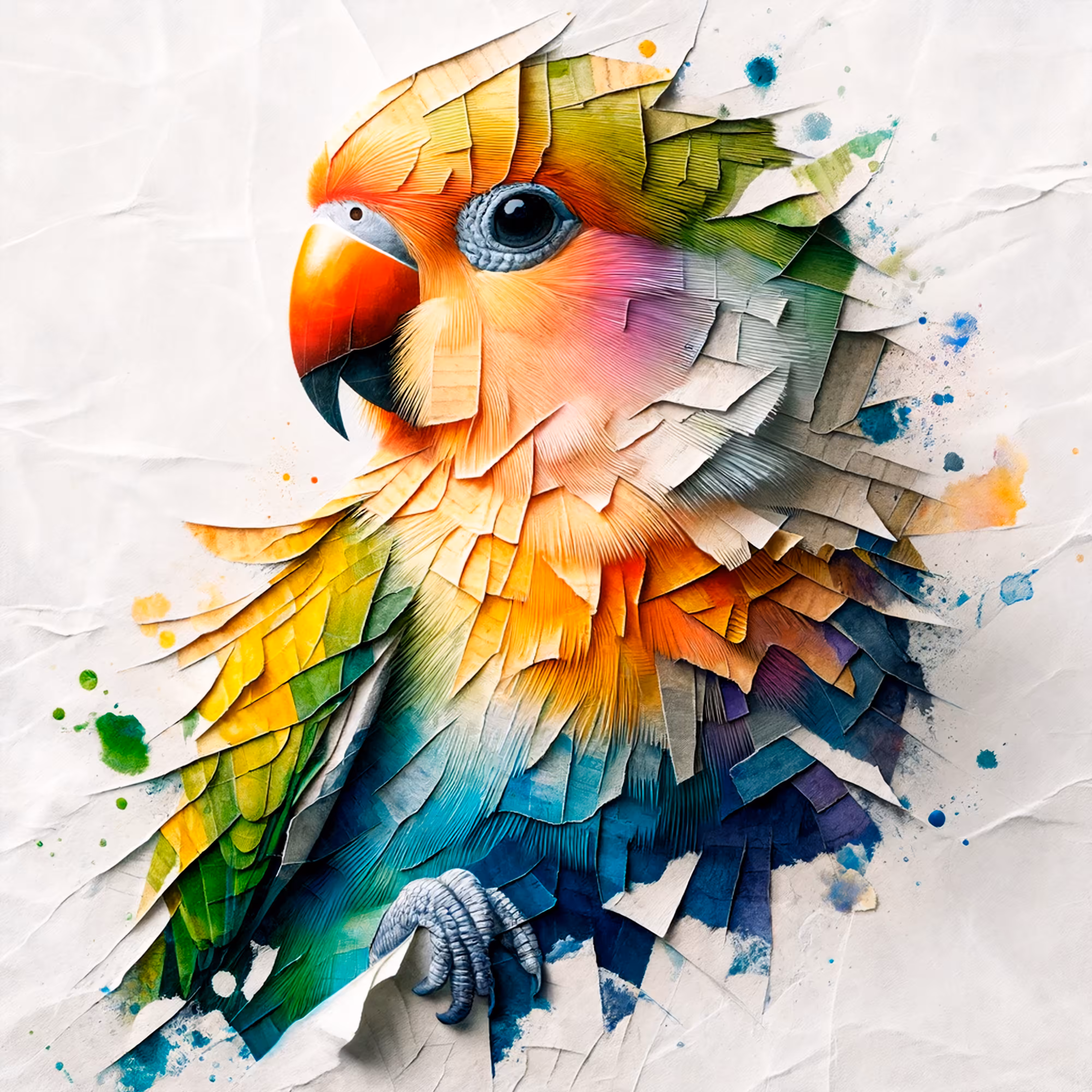 Nouveau Decoupage Dreams - The Lovebird