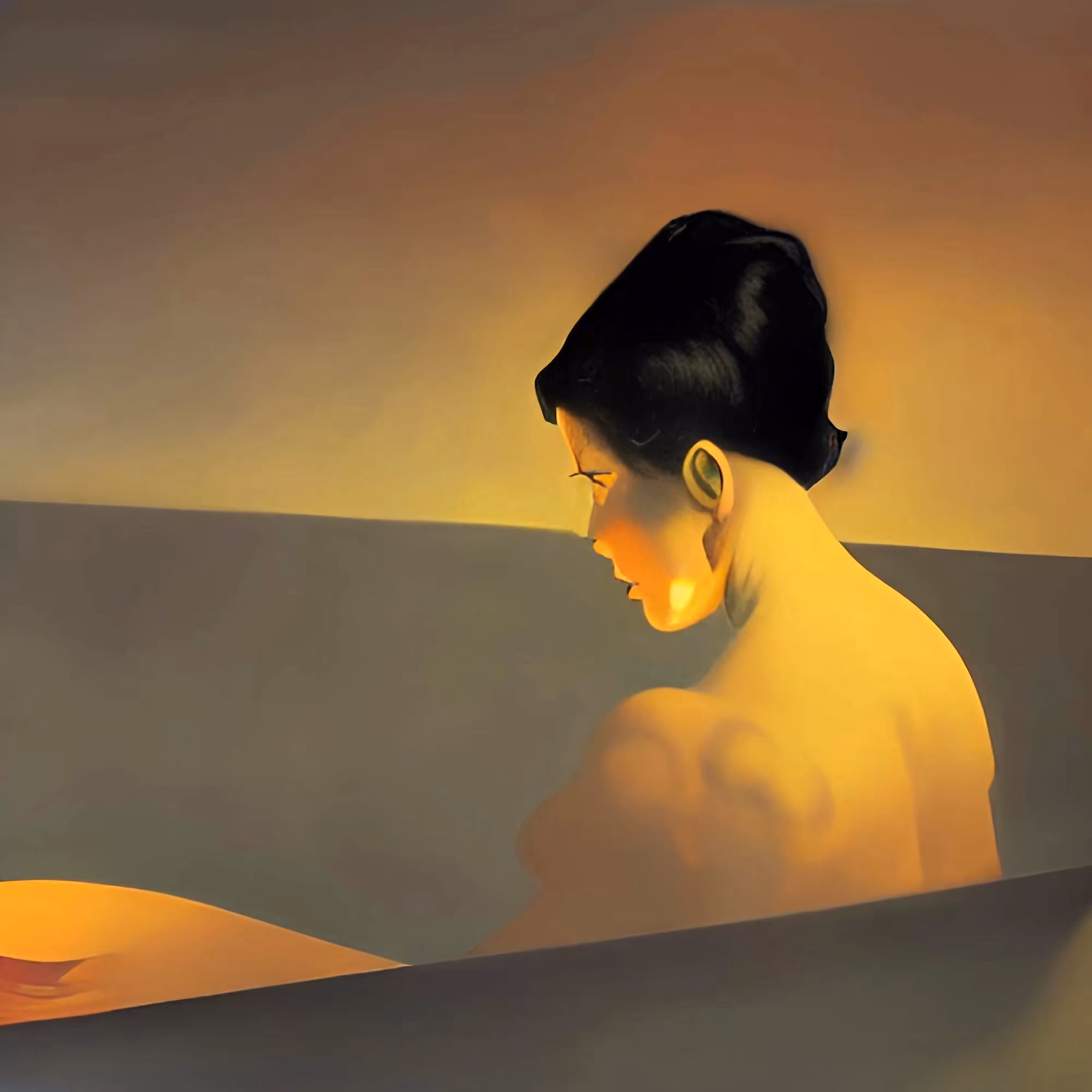 As She Sat Pondering The Whole Night and The Next Day