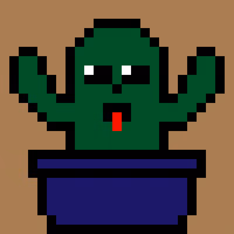 pixel cactus #3