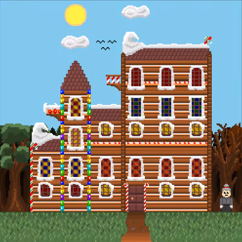 2D Mansion Candy House #119